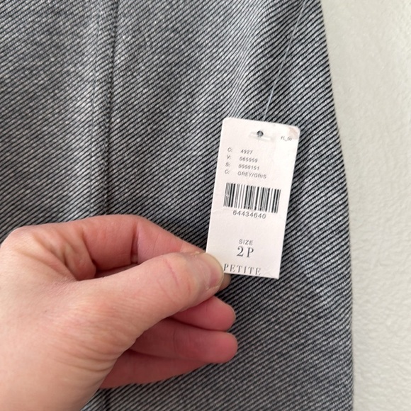 NWT Maeve Anthropologie gray split flare trousers 2P - Picture 4 of 11